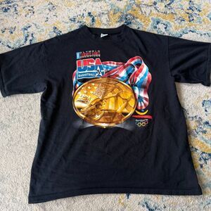 Vintage USA Basketball Gold Medal Tee
